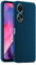 HULLIN Custodia per Telefono in Silicone Colorato, Adatta per OPPO A78 (4G) (6.43) - Blu zaffiro