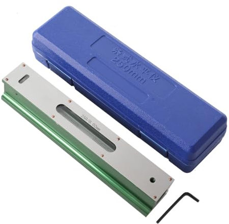 Lfhelper 250mm Small Digital Spirit Level, High Precision 0.02mm Bar Level Engineers, High-Precision Digital Display Spirit Level for Engineer Machinist
