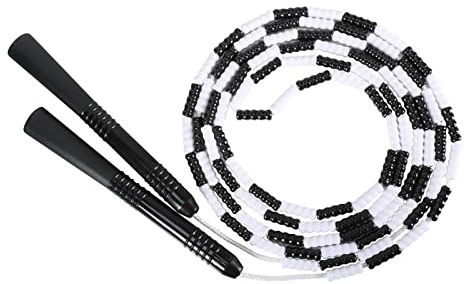 YIWENG Jump Rope Verstellbares Springseil für Workout Fitness Training,Perlen Springseil