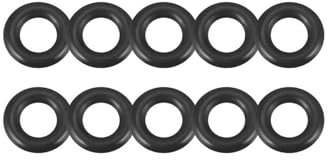 TA-VIGOR 50 Stück Nitrilkautschuk-O-Ringe - 10mm Außendurchmesser × 6mm Innendurchmesser × 2mm Dicke - Dichtungsring-Set Für Schlauch, Armatur, Automobil & Sanitär - Metrisches Dichtungssystem