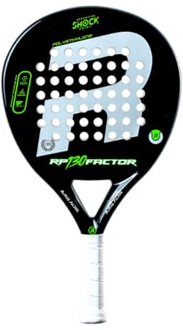 Royal Padel Rp 130 Factor Encordado: No 360G Pala De Pádel Pala De Pádel Negro - Azul