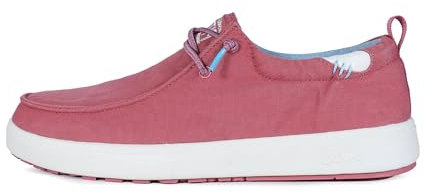 WALK IN PITAS | Biarritz | Herren Mokassins | Flache Slipper für Männer | Slip on Loafer | Sneakers | Schlupfschuhe | Freizeitschuhe | Walkinpitas Schuhe | Jeans Rot 42