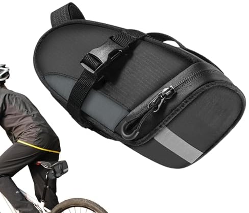 Fahrrad-Gepäckträgertasche, Fahrrad-Satteltasche,wasserdichte Fahrradtasche - Reflektierende Fahrradsatteltaschen, Fahrrad-Rücksitz-Gepäckträger, Fahrradtasche für Sicherheit