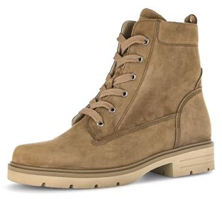 Gabor Damen Klassische Stiefeletten, Frauen Stiefeletten,Winterstiefeletten,Winterschuhe,warm,gefüttert,Boots,Stiefel,nut (Panna),43 EU / 9 UK