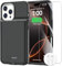 GIN FOXI Battery Case for iPhone 16 Pro, 15W Fast Charging Case Charger 8500mAh Ultra-Slim Lightweight Powerful Battery Pack Rechargeable Anti-Fall TPU Juice Box for iPhone 16 Pro(6.3) (Black)