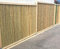 Bambus Zaun U Profil Set oben/unten mit 300x7x7,5cm für Bambusmatte Bali extrem stabil von bambussi.com