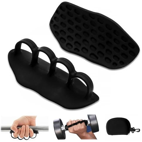 Gants de sport antidérapants pour homme et femme, gants d'entraînement de fitness, protection ergonomique en caoutchouc pour l'haltérophilie, les tractions, l'exercice et l'entraînement de gym (1