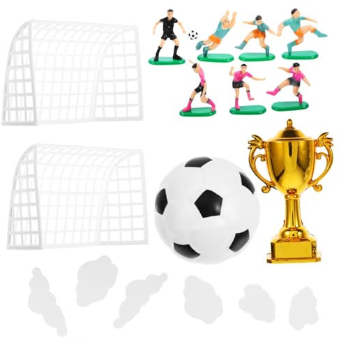 GETAJGHSD 1satz Fußball Tortendeko Für Geburtstagsfeiern Fußball Figuren Toppers Und Für Sport- Deko Und Kuchen Gestaltung