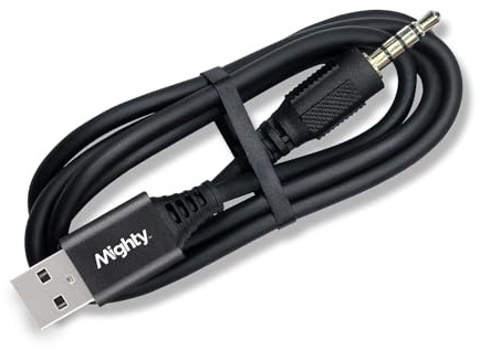 Mighty Type-A Charging Cable - The Official Charging Cable, USB Type-A to 3.5mm Headphone Jack (Extended Length - 29.5 (75 CM)