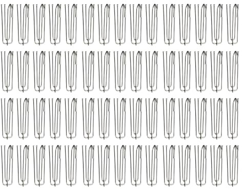 60 pezzi di ganci per tende in acciaio inossidabile, ganci per tende in metallo, 4 denti a pinza per piegare le tende, ganci per tende, clip per tende, ganci per tende doccia, per tende, tende da