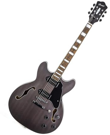Standard-E-Gitarre Semi-Hollow-Body-Instrument geeignet für Anfänger E-Gitarre set