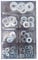 Assorted Metal ZINC Coated Various Sizes Flat WASHERS KIT Set