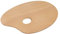 Paleta de Pintura de Madera, 20 x 30cm Vintage Artista Oval Paleta de Madera Aceite/acrílico Bandeja de Pintura Herramienta de Pintura de Madera