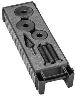 Format Blechlocher-Set mit Kugellager D28,3/32/35mm und Blechschälbohrer-Bit 1/4 D4-20mm