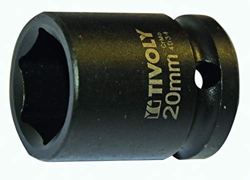 Douille 6 pans à choc carré 1/2 DIAM 20