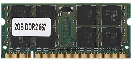 ASHATA DDR2 Speicher, PC2-5300 Laptop Speicher DDR2 667 MHz 2GB 200Pin Modul Board,Computer Arbeitsspeicher für/AMD Motherboard