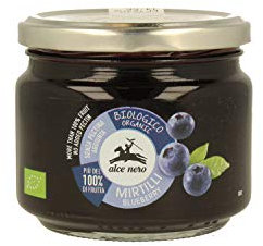 4 X 270GR COMPOSTA ALCE NERO VARI GUSTI - PRODOTTO BIOLOGICO - POSSIBILITA' ORDINE MISTO (MIRTILLI)