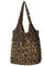 Frauen Leopard Tote Beiläufige Spielraum-Schulter-Geldbeutel-Beutel-Handtasche College-Strand-Pack