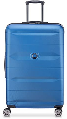 DELSEY Paris - COMETE Plus - Valise soute Rigide 77 cm x 50 cm x 30 cm - 98 L - XL - Bleu Clair