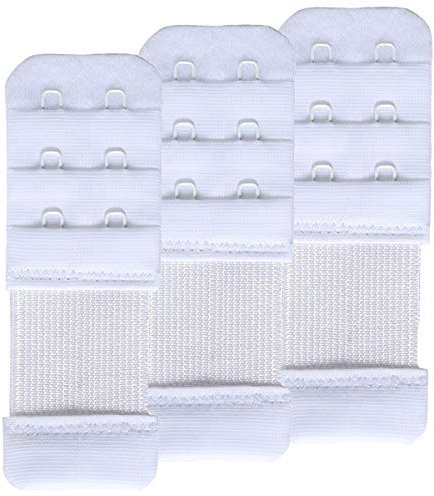 SAMGU Women's Bra Extenders 2 Hook Elastic Stretchy Bra Extension Strap