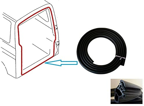 Heckklappendichtung Kompatibel mit V.W. T5 Transporter Gummidichtung Heckklappe Dichtung 7H0829193BH - Alle Modelle