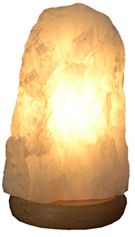 Bergkristall Edelstein-Lampe, Rohstein Kristall Felsen beleuchtet, Dekorative Beleuchtung für jeden Raum