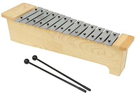 FFYUEEE 13-Tone Aluminium Xylophon, Kasten-Treble-Percussion-Instrument, Geeignet Für Anfänger, Erwachsene, Kinderunterricht, Berufliche Leistung