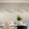 LED Pendelleuchte Esstisch Wohnzimmerlampe Dimmbar Hängelampe 42W Modern kücheninsel Hängeleuchte 92cm Spiral Design Esszimmerlampe Höhenverstellbar Kronleuchter Lampe