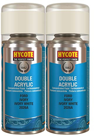 Hycote XDFD602 Ford Ivory 150ml *2