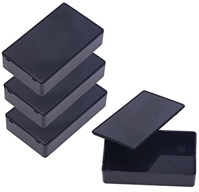 WANGCL 3Pcs Waterproof Junction Boxes,Black Waterproof Junction Box Plastic Junction Project Box Electrical Connection Box for Electronics Power Instrument Case Box