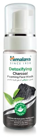 Himalaya Detoxifying Charcoal Foaming Face Wash, Cleanses Dirt, Purifies Skin, 150 ml