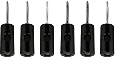 6er Pack, Porzellan Retro Hook Kabelhalter, Kabelhaken, Zugentlastung