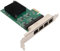Aramox Carte Réseau Largement Utilisée de 4 Ports PCIe pour Le PC, Carte d'Ethernet de Gigabit de 4 Ports