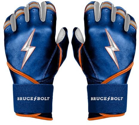 BRUCE BOLT Nimmo Series Schlaghandschuh, lang, Blau, Größe XL
