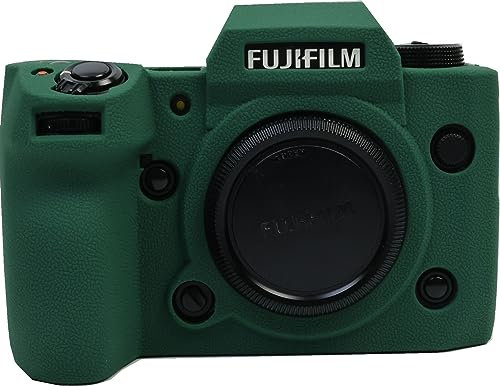 X-H2 Case, Zakao Soft Silicone Bag Lightweight Slim Skin Rubber Protective Digital Camera Case Cover for Fujifilm Fuji X-H2 XH2 (Green)