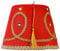 LARUISEE Fez Hut Klassischer türkischer und marokkanischer Karneval Kopfbedeckung Halloween Cosplay Exquisiter türkischer Hut aufwendige schwarze Quasten Shriner Hut