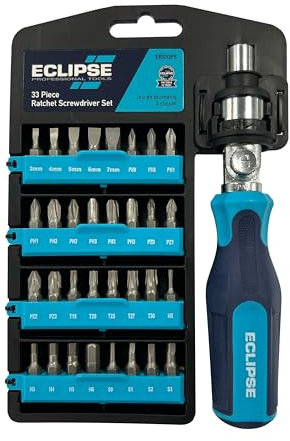 Eclipse Professional Tools ERS33PS 33 Piece Ratchet Screwdriver Set