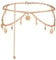GEEHUA Moon Star Waist Chain Fashion Link Belt Skinny Dress Waist Chain For Women(Gold)