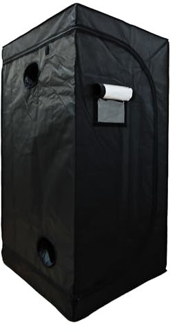 Amax Ferts Anzuchtschrank für den Innenbereich, reflektierende Wände aus 99% Mylar, Gewächshaus für Pflanzen, wasserdicht und abnehmbar, Robustes Nylongewebe (60 x 60 x 140 cm)