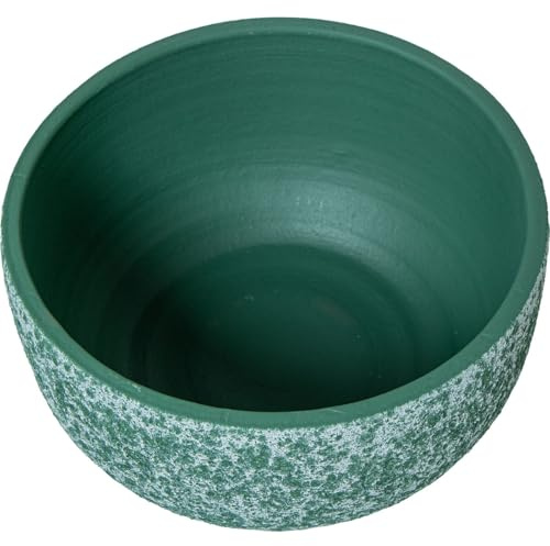 Alexandra House Living Set de Maceteros Verde Cerámica 3 Piezas - EAN: 8427701614749