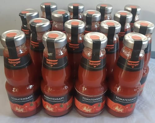 Vaihinger Tomatensaft, 16 Flaschen à 0,2 Liter, incl Mehrweg Pfand