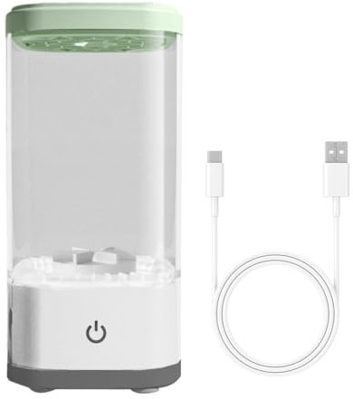 Nettoyant Électrique pour Pinceaux de Maquillage, Portable USB Nettoyeur Pinceau Maquillage Automatique pour Nettoyer et Sécher Rapidement, pour Toutes les Tailles Brosses de Maquillage (Blanc)