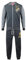 Lupex Shop Tuta Completa Homewear Uomo in Cotone e Poliestere Felpato, Completo da Casa Maschile (IT, Testo, L, Regular, Regular, MZ03 Grigio Melange Scuro/Grigio Melange)