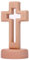 Zwenjuan Holz Stehendes Kreuz,Holz Kreuz mit Basis Handgeschnitzte Religiöse Kreuze,Kreuz Figur Holz Standkreuz,Verwendung als Tischdekoration,Raumdekoration,Ostergeschenk