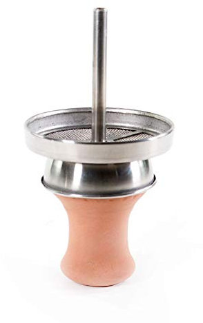 Aladin Shisha Tonkopf mit Mockingbird Kaminaufsatz