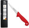 GEHRING Solingen Ausbeinmesser 5“/13 cm I Professionelles Metzgermesser aus rostfreiem Edelstahl I ergonomischer Kunststoffgriff rot I Schlachtermesser I Fleischmesser I Made in Germany