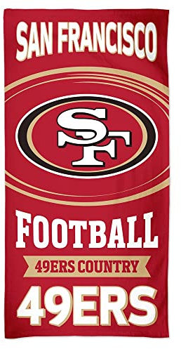 Wincraft Beach Towel San Francisco 49ers, 150 cm x 75 cm