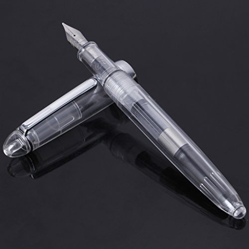 GUMEI JINHAO 992 Transparent Fountain Pen 0.5mm Stationery Supplies Writing Tools Gift