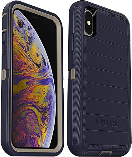 OtterBox Defender Series Rugged Case for iPhone Xs MAX (ONLY) Case Only - Non-Retail Packaging - Dark Lake - with Microbial Defense