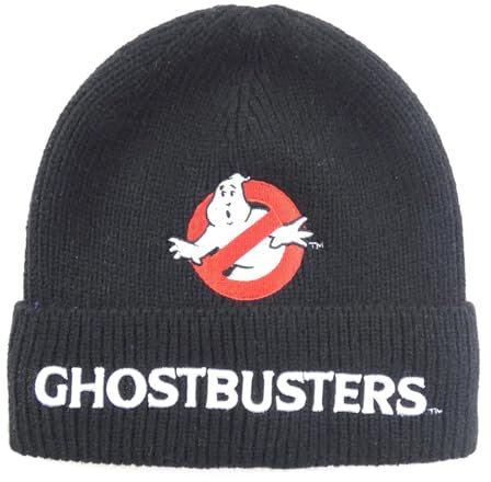 Heroes INC Ghostbusters - Schwarze Beanie mit Logo